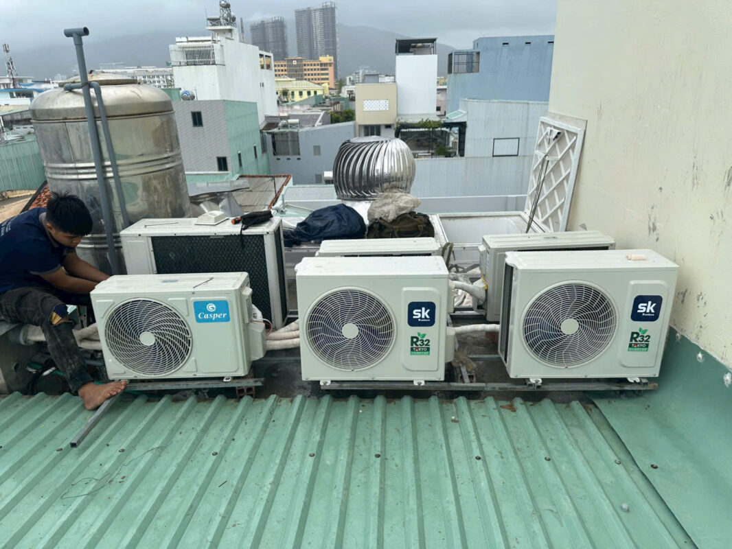 Group thợ chuyên sửa và lắp điều hòa ở quy nhơn
